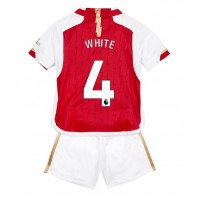 Arsenal Benjamin White #4 Replica Home Minikit 2023-24 Short Sleeve (+ pants)